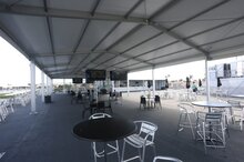 Customised tent solution for an American professional golf tournament - HR-Strucrures