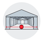 Icon party tents span up to 10m