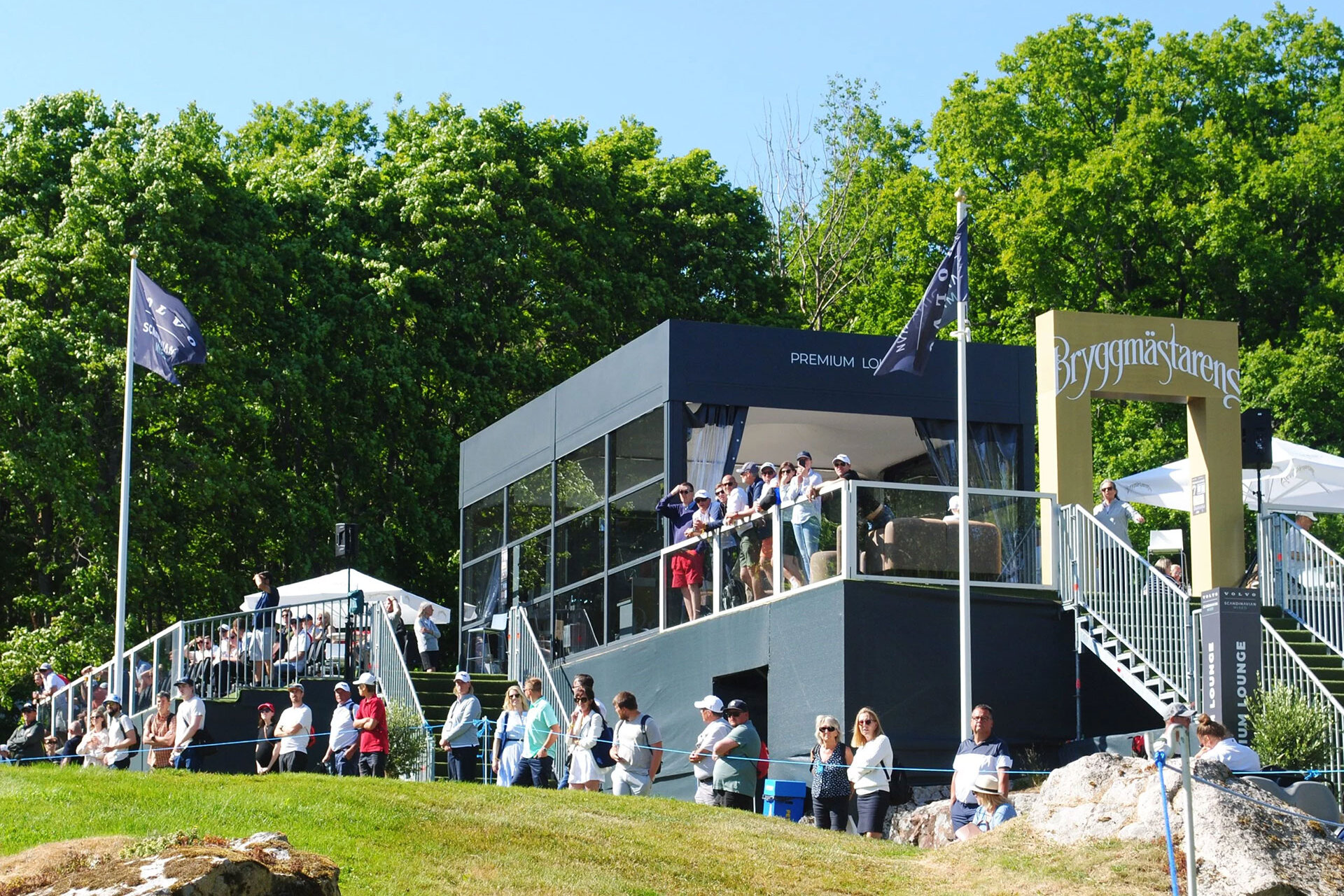 An ultra-modern pagoda tent