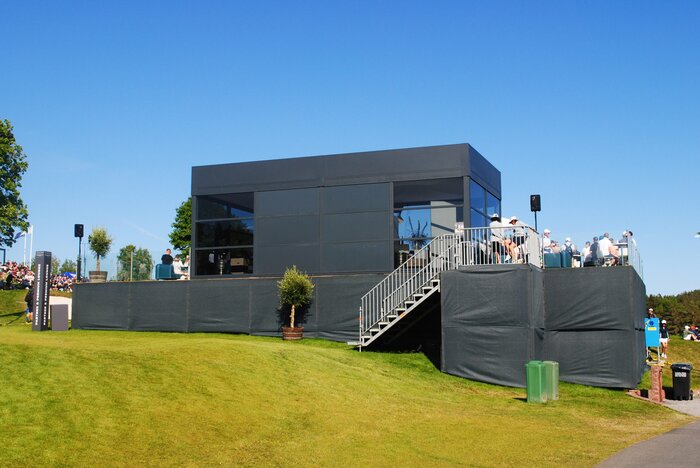 Pagodenzelt Gesamtansicht