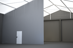 Dividing gable line detail