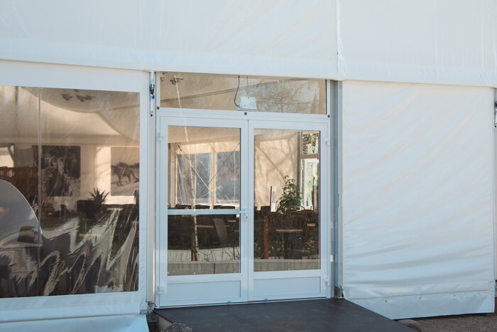 Event marquee doors