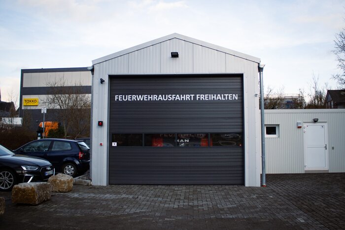 Feuerwehrhalle Außenansicht