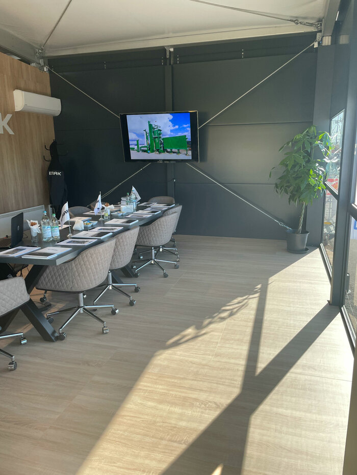 Skyline tent conference rooms interior view