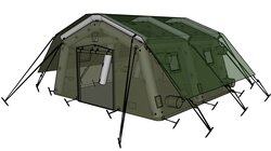 Rendering Aufblasbares Rettungszelt MZI 27
