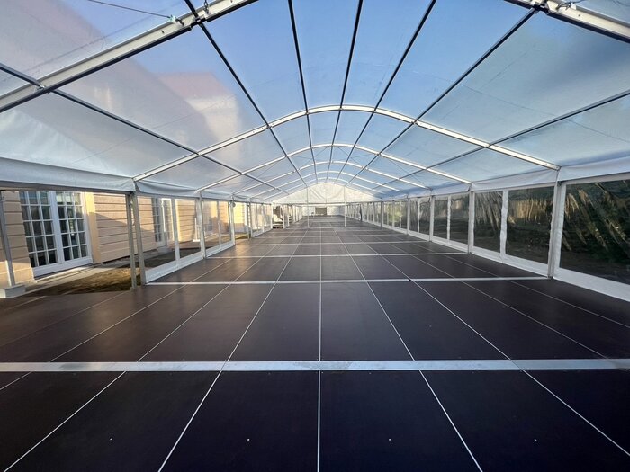 Clear roof celebration tent