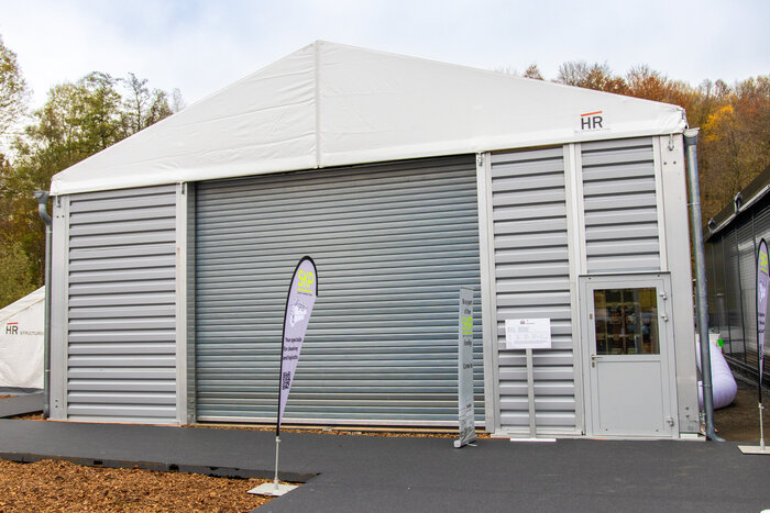 Industrial cargo hall in the UK - storage solution from HR-structures