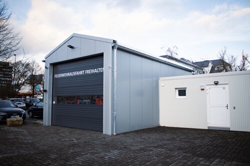 Feuerwehrhalle Außenansicht