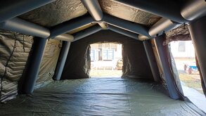 Innenansicht Aufblasbares Rettungszelt MZI 39