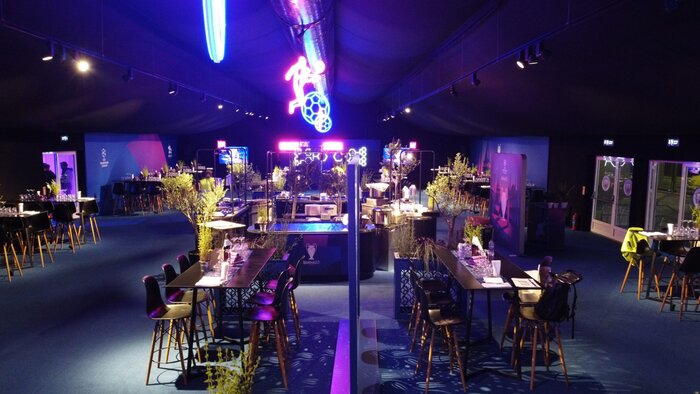 Rundbogenzelt Innenansicht