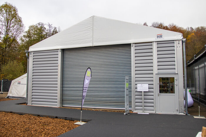 Industrial cargo hall in the UK - storage solution from HR-structures