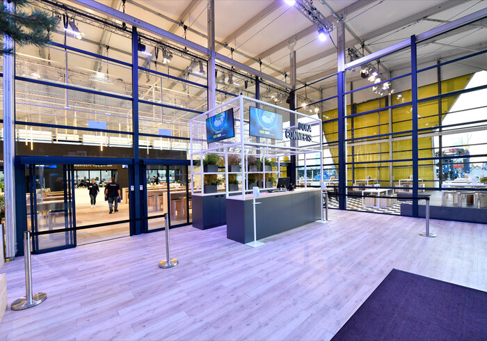 Exhibition hall interior view