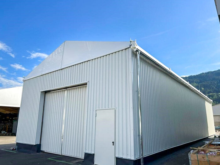 Exterior view of cargo hall