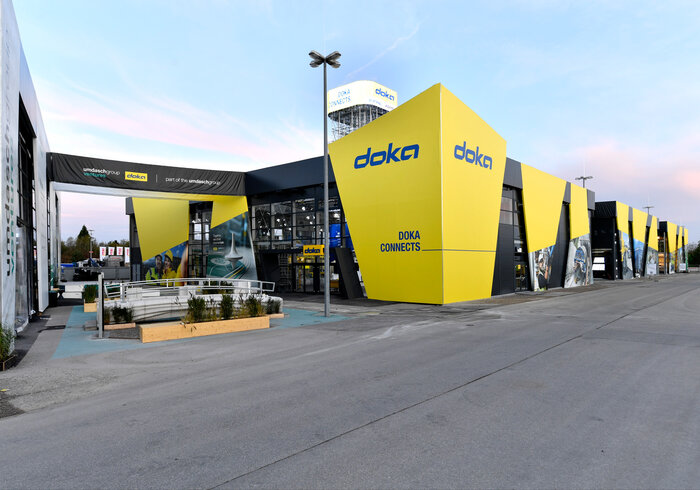 Exhibition hall DOKA Exterior view