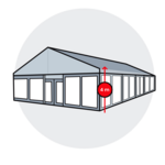 Icon marquee side height 4m