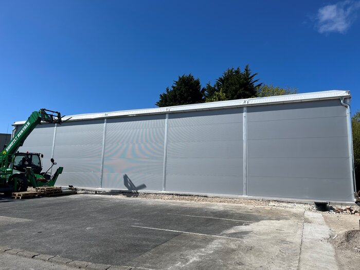 Nahaufnahme für Industrie Cargo UK-Halle