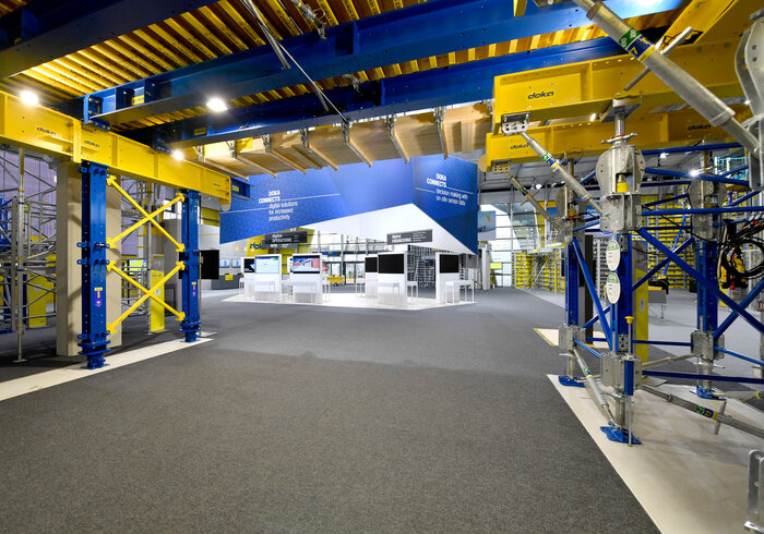 Exhibition hall interior view