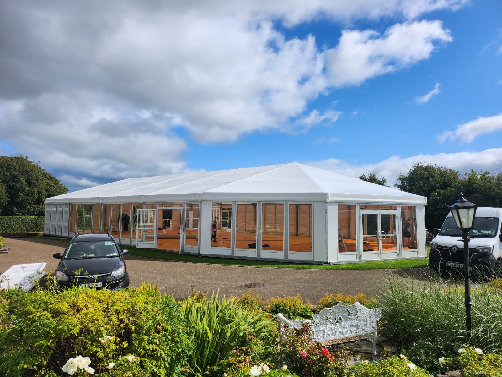 Marquee for events in Ireland - HR-Strucrures