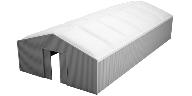 Modellbau einer Industriehalle mit Kondenwasserschutz