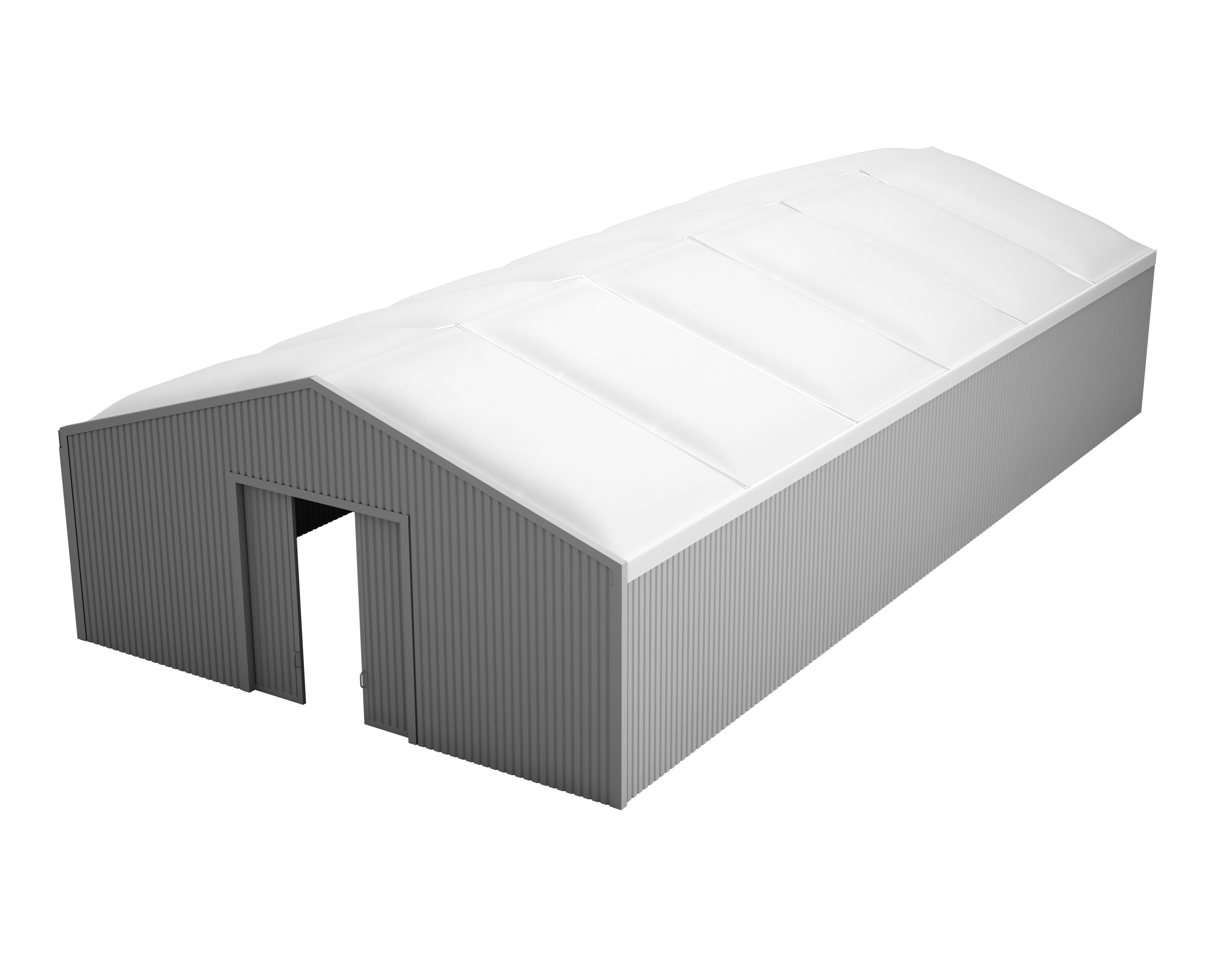 Modellbau einer Kalthalle