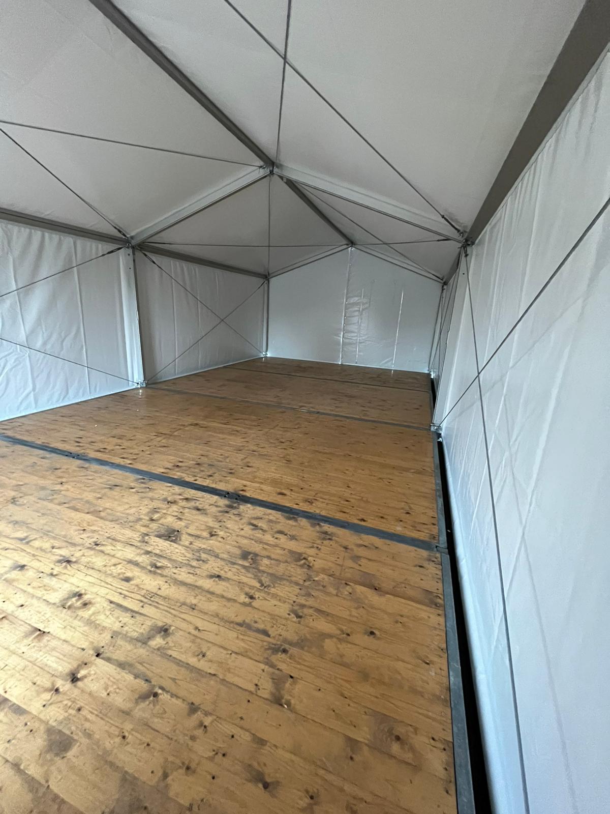 Truppenzelt Innenansicht